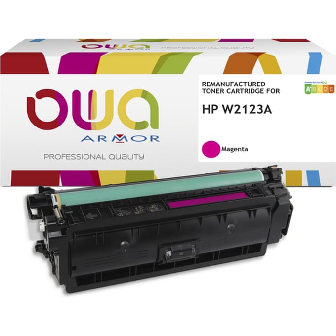 Tonercartridge OWA alternatief tbv HP W2123A rood