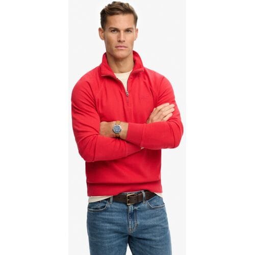 Treklogo met Tunisische kraag en raglanmouwen Superdry Essential