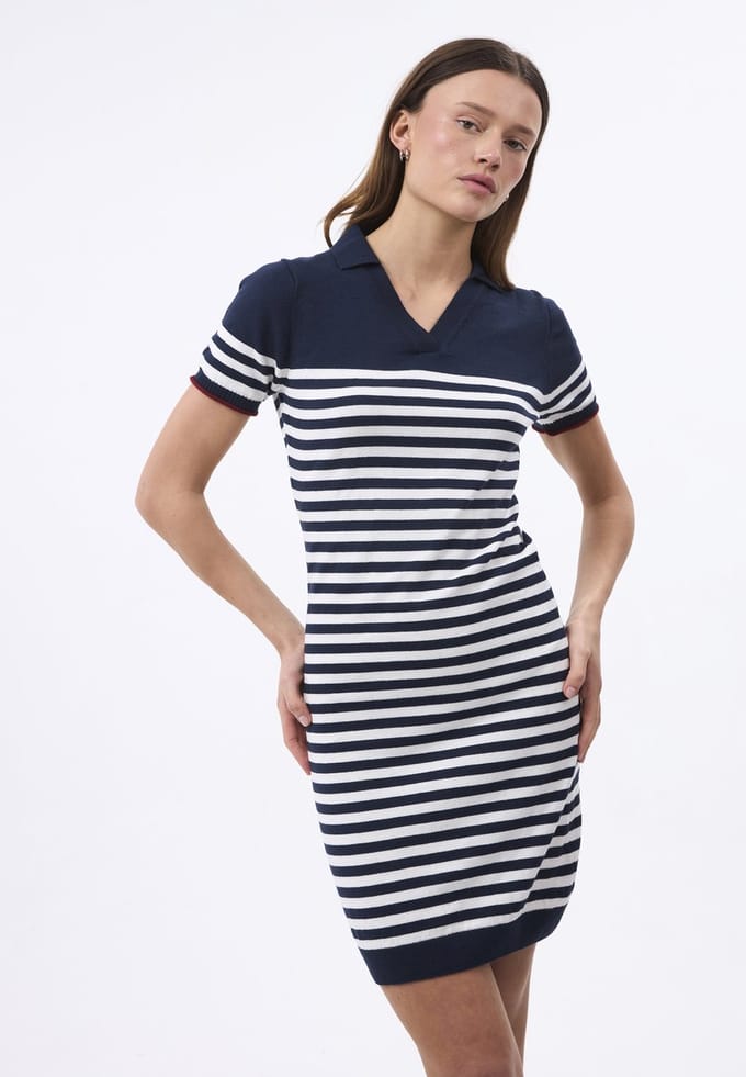 Felix Hardy Midi Zomer Kleid Dames Navy - M