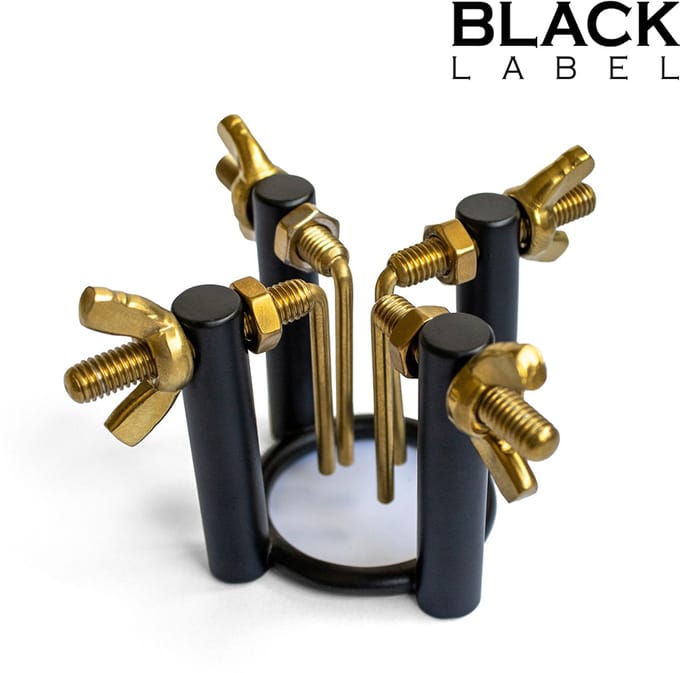 Black Label - 4-Way Urethrale Stretcher - Zwart/Goud