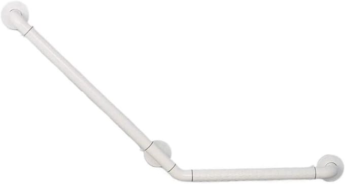 Badkamergreep - Veiligheidsgreep Douche - Valpreventie - Verborgen Schroefmontage - 30x30 cm - Wit