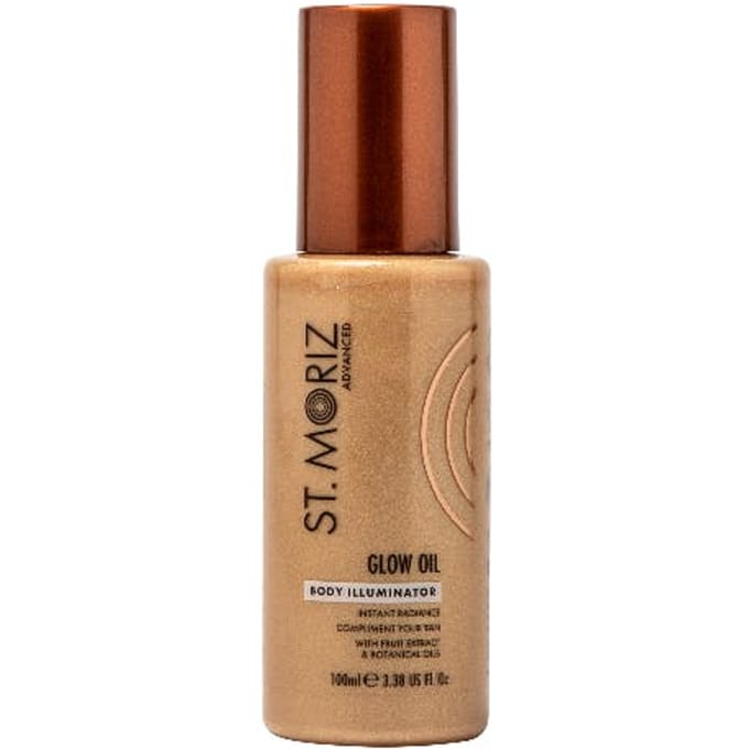 Advanced Glow Oil Body Illuminator 100 ml – Illuminator, Instant Radiance, For Women, Bronze, Fruit Extract, Suitable For Beach Vacation