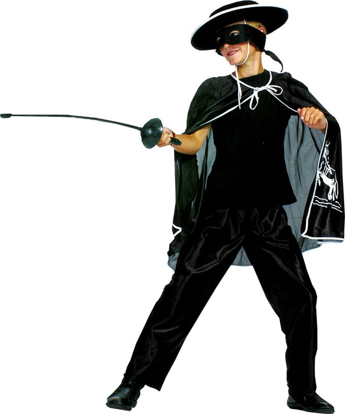 Verkleedpak Zorro Don Orroz 128 - Carnavalskleding