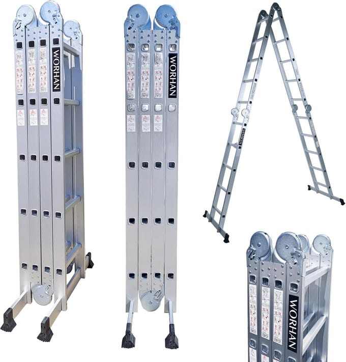 Professionele Transformatieladder van Aluminium (5,7 meter)