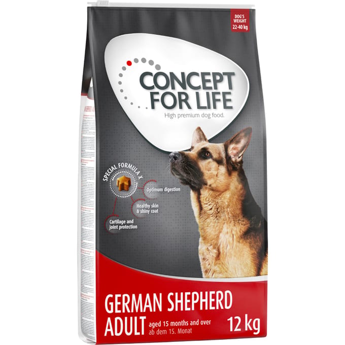 Dubbelpak Concept for Life: 2 x Grootverpakking Hondenvoer Duitse Herder (2 x 12 kg)