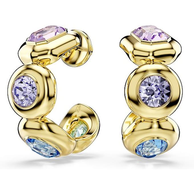Swarovski Gema Dames Oorbellen Metaal - Goud
