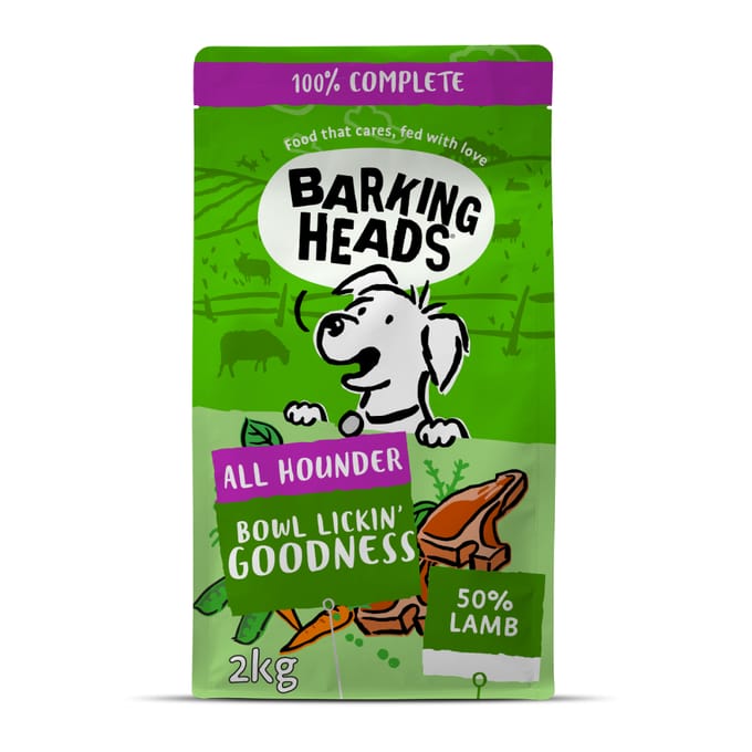 2 kg Barking Heads All Hounder Chop Lickin' Lamb droog hondenvoer