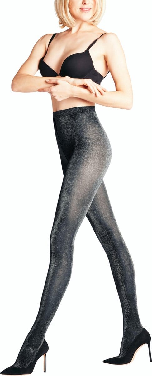 FALKE Refulgence 30 DEN Dames Panty - Blauw - Maat S-M
