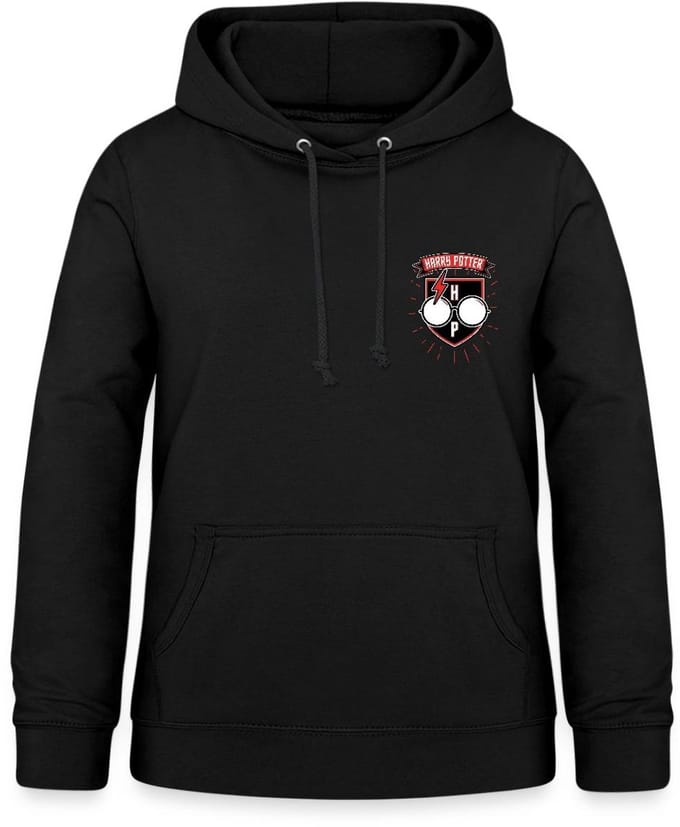 Harry Potter Bliksem, Bril En Initialen Hoodie Dames