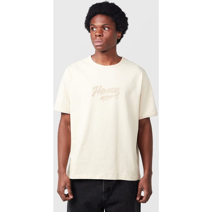Home Grown Hermano Ringer T-Shirt, beige