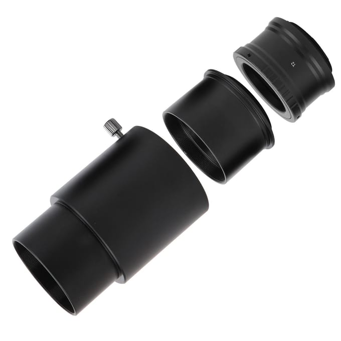 Astronomische Telescoop 2in 60mm Oculair Verlengbuis Adapterring Set voor Canon EOS.M black