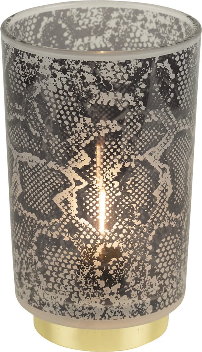 Led tafellamp slang grijs 20cm 3V (excl. 2xAA)
