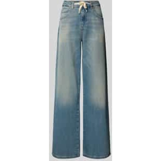 Loose fit jeans met tunnelkoord, model 'Milo'