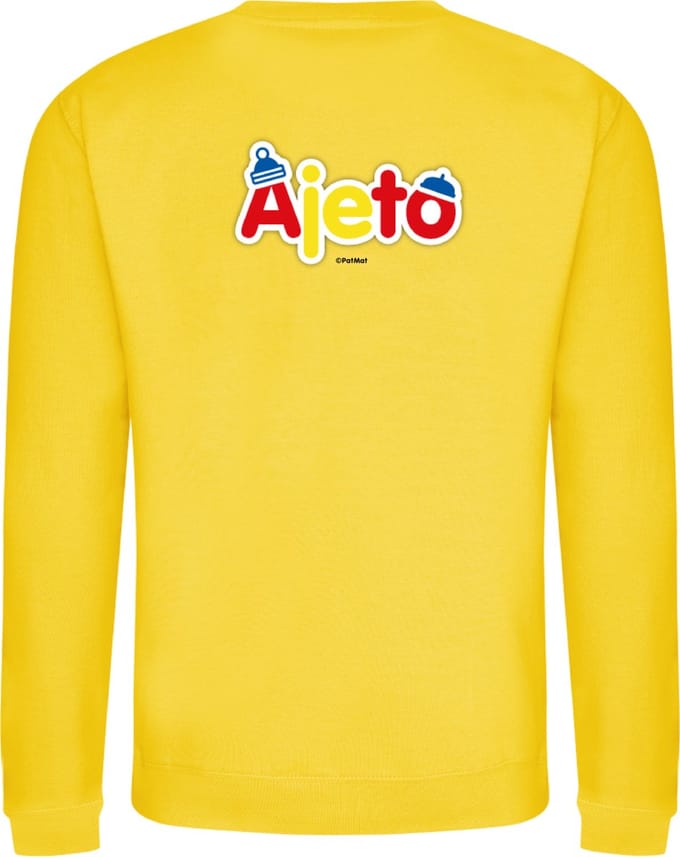 Crew sweater Buurman & Buurman Geel 5-6