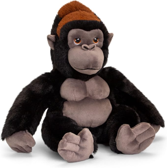 Keel Toys Gorilla - 30 cm - Dieren knuffelbeesten