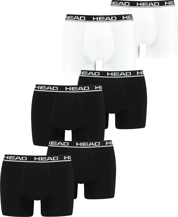 HEAD Heren Boxershorts HEAD BASIC BOXER 6er Pack Veelkleurig XL