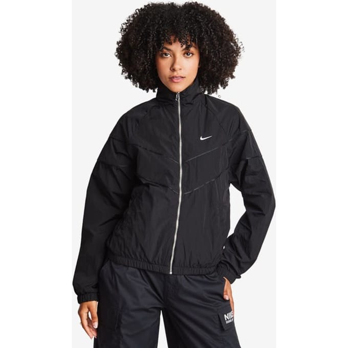 Nike Windrunner Full Zip Trainingspakken Dames - Zwart - Maat L