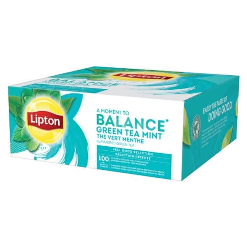 Lipton - Feel Good Selection Groene Thee Munt - 100 zakjes - green tea mint