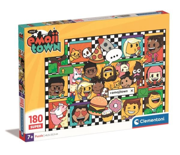Clementoni Jigsaw Puzzle Super Color Emoji Town 180pcs. 2D Puzzels