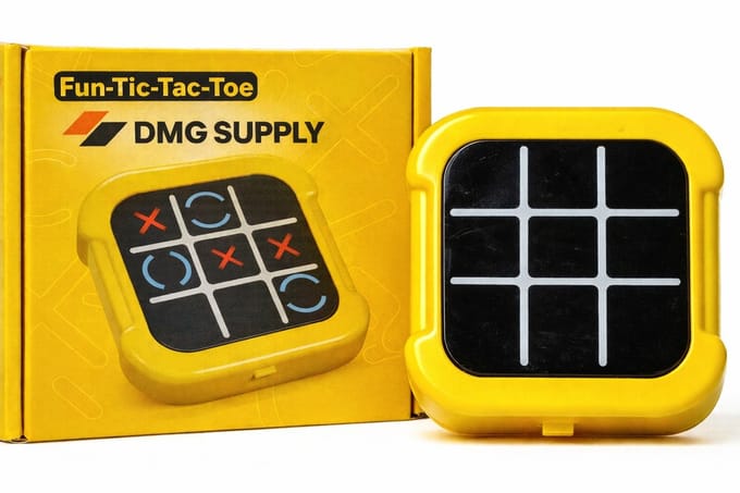 DMG Supply - Boter Kaas en Eieren Spel - Tic Tac Toe Spelconsole - 3-in-1 - Whack a Mole - Memory