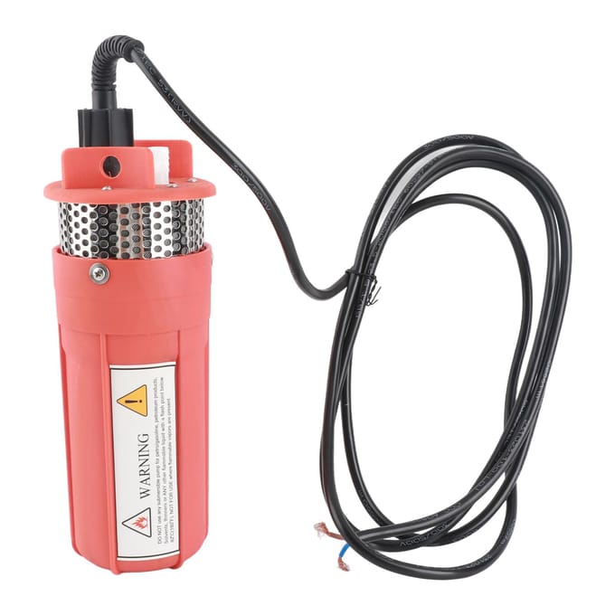 Zonne-dompelpomp 30m Opvoerhoogte 6.5L Diepe Put Waterpomp voor Irrigatie Vijver DC 24V