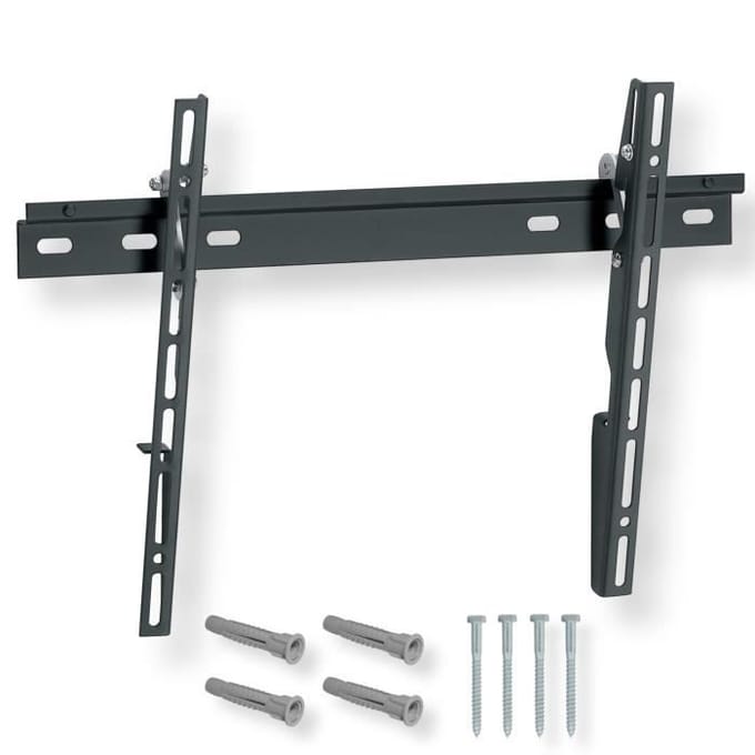 NANOOK Support Mural inclinable pour téléviseurs de 32-55 Pouces- Solution de Montage pour des télés LCD et (O)LED - Noir
