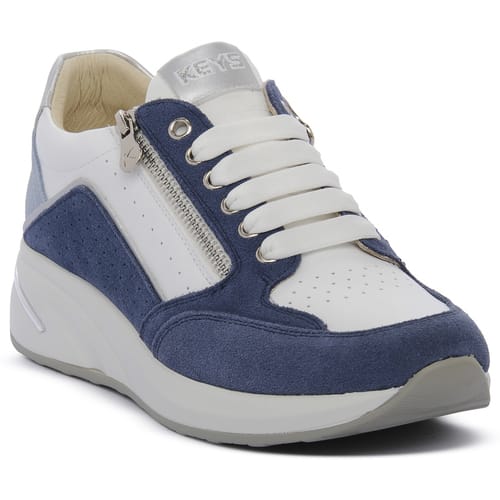 Lage Sneakers Keys BLU WHITE
