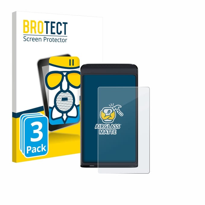 BROTECT - Screenprotector voor Vasco Translator Q1 - Folie Beschermfolie Beschermglas matte 3 Stuks
