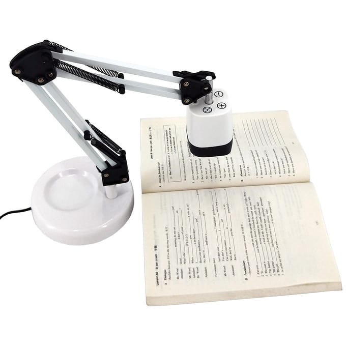 2-in-1 documentscannercamera en webcam met autofocus en extra LED-licht 8 megapixel HD wit