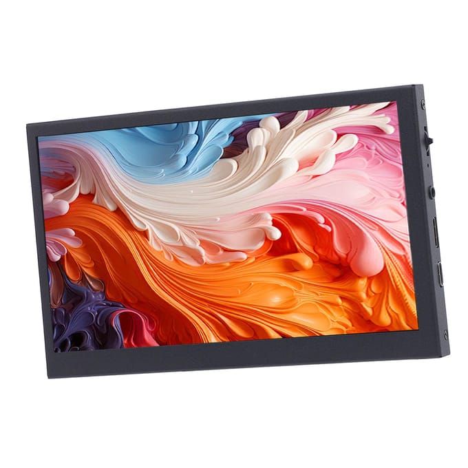 Draagbaar Scherm 7 Inch IPS 1024x600 HD 170 graden Volledige Kijkhoek VESA PC Secundair Scherm voor