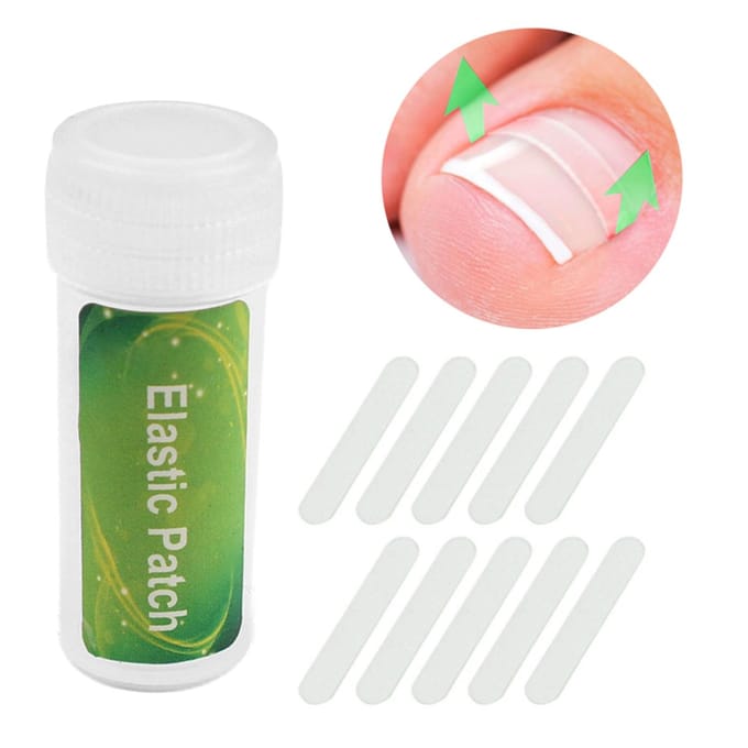 10 stuks ingegroeide teennagel rechttrekken clip ingegroeide teennagel correctie elastische patches paronychia 3.5mm white