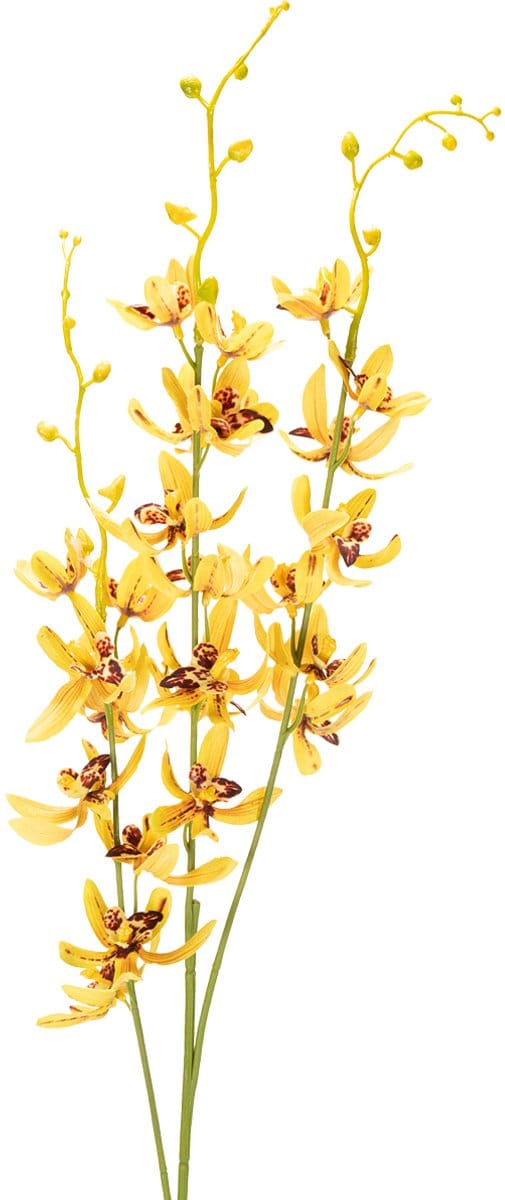 Kunstmatige Cymbidium-orchidee als bloemstengel voor elegante decorati