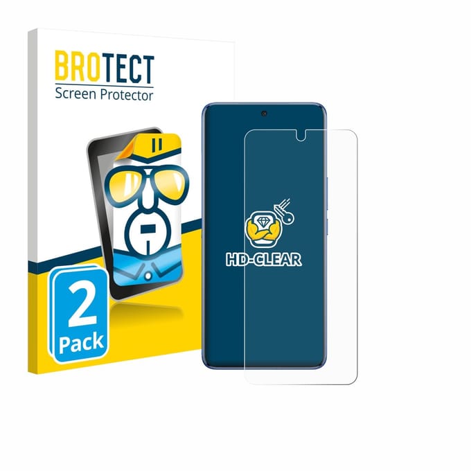 BROTECT - Screenprotector voor Vivo V50e - Folie Beschermfolie transparant 2 Stuks