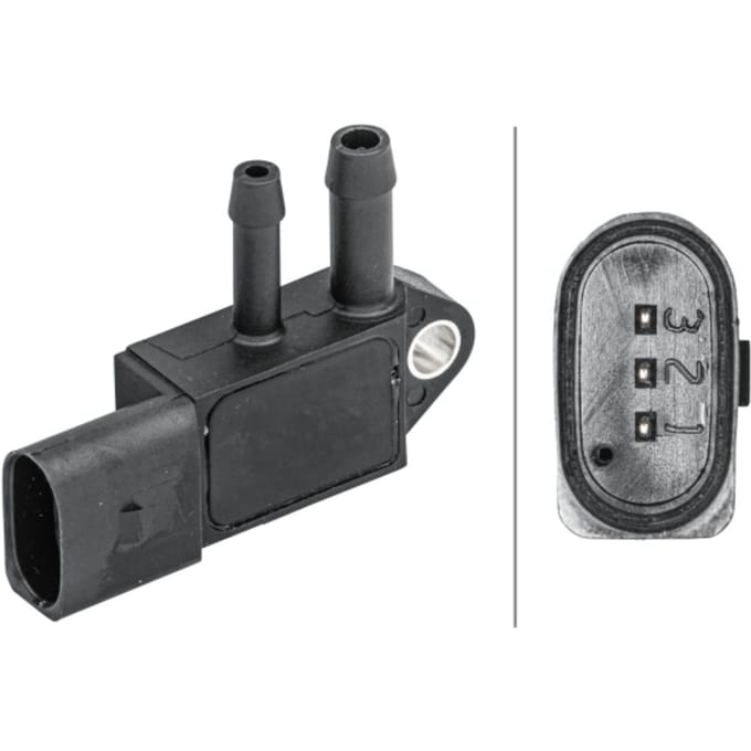 Sensor, differentiële druk HELLA 6PP 009 409-231