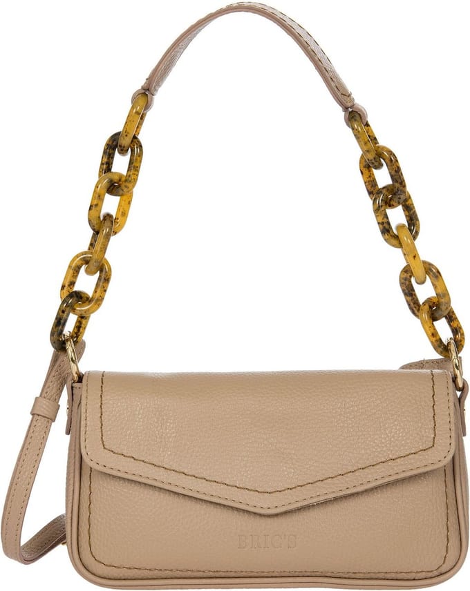 BRIC'S Leren Schoudertas Gondola Shoulderbag Cameo Oud roze
