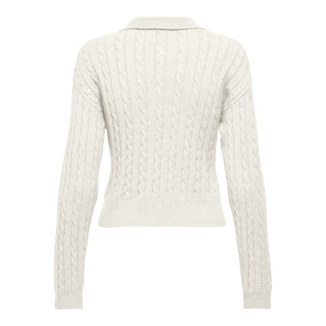 ONLY - ONLKATIA LS CABLE POLO CC KNT - Dames - Gebreide truien
