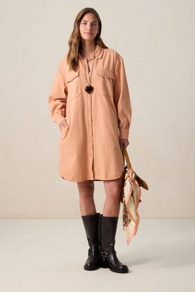 Sissy-Boy - Lichtoranje midi jurk