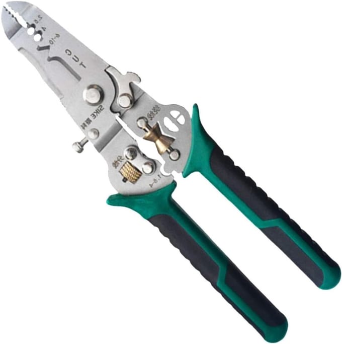 Strip Tang - Multitool Tang - Draad Bewerken - Ergonomische Grip - 18.5 cm - Groen