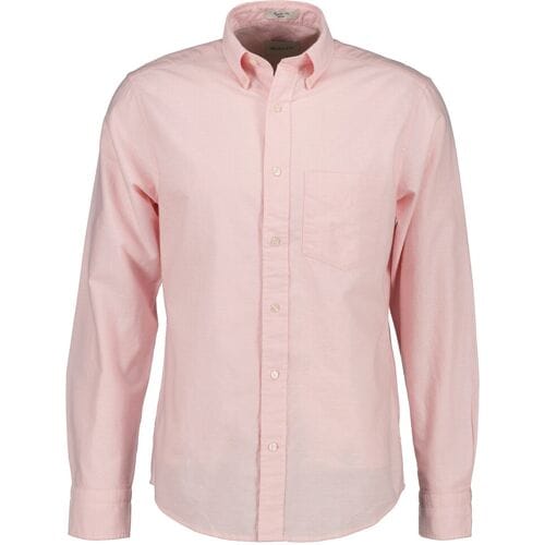 Gant Overhemd Classic Oxford Dobby Washed Pink / male