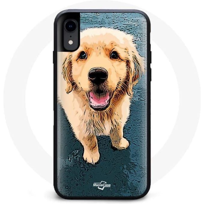 Golden retriever Iphone X Hoesje