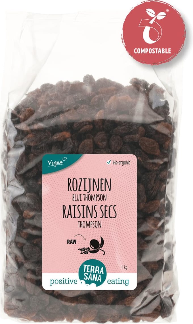 Terrasana Rozijnen Blue Thompson bio 1 kg