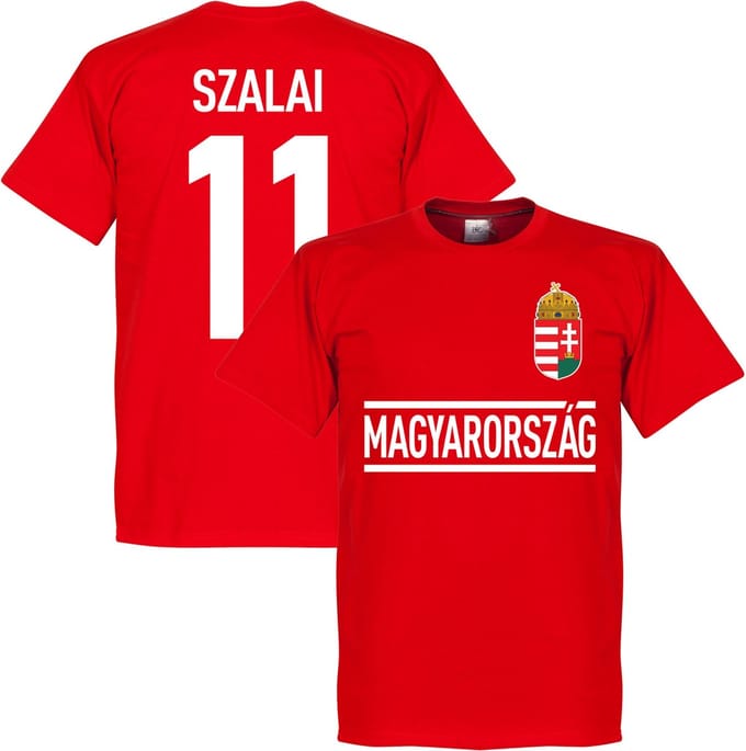 Hongarije Szalai 11 Team T-Shirt - S