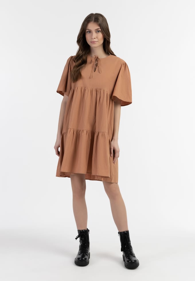 Dreimaster Jurk Dames lichte roest
