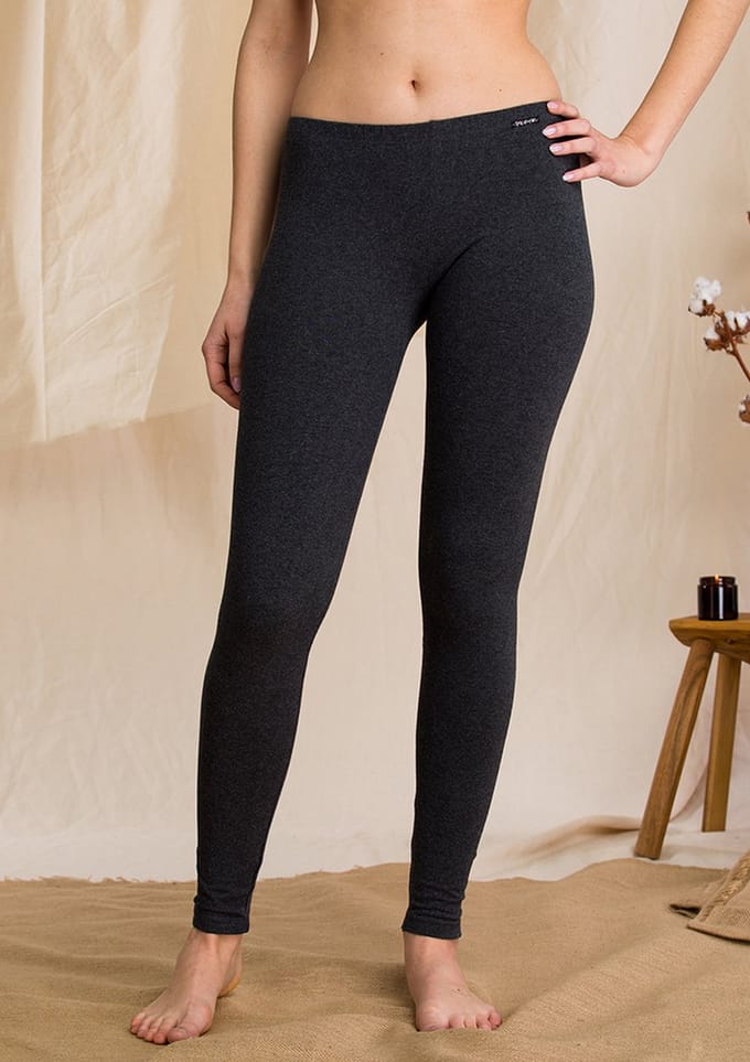 Key HOT TOUCH warme leggings - grijs | katoen leggings | S
