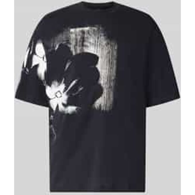 comfort fit T-shirt met motiefprint