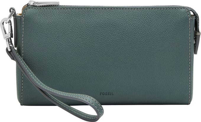 FOSSIL Polstas Utensil zak Gift Wristlet Blue Blauwgrijs