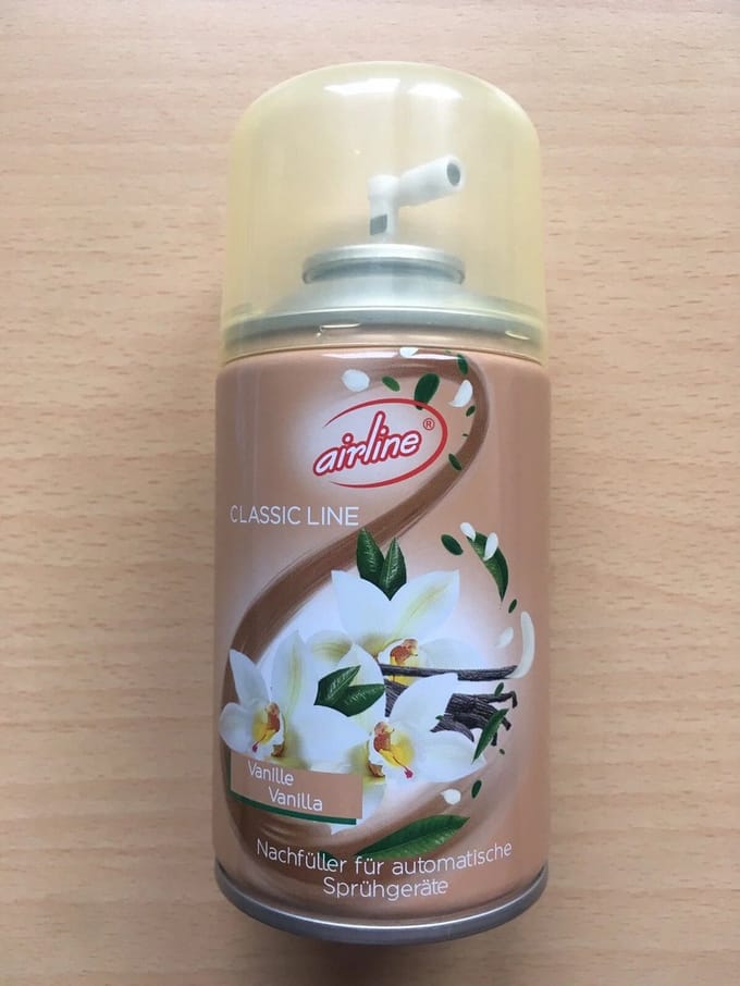 AirLine Classic Line Vanille | Luchtverfrisser Spray | Huis & Interieur