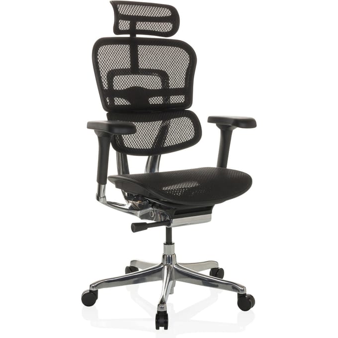 Bureaustoel / Directiestoel ERGOHUMAN GEN2 Netstof zwart hjh OFFICE