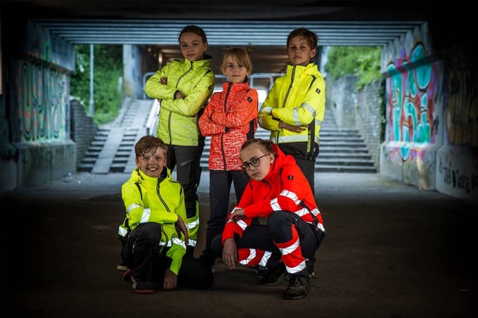 Mascot Accelerate Safe Broeken voor kinderen 19979-311 - Zwart/hi-vis geel - 152