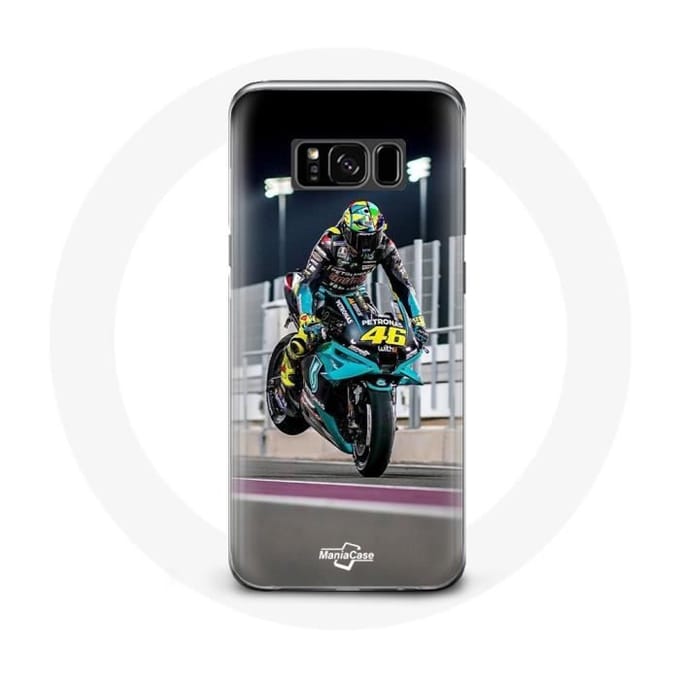 Coque pour Samsung Galaxy S8 plus Valentino Rossi Pilote de vitesse motoGP